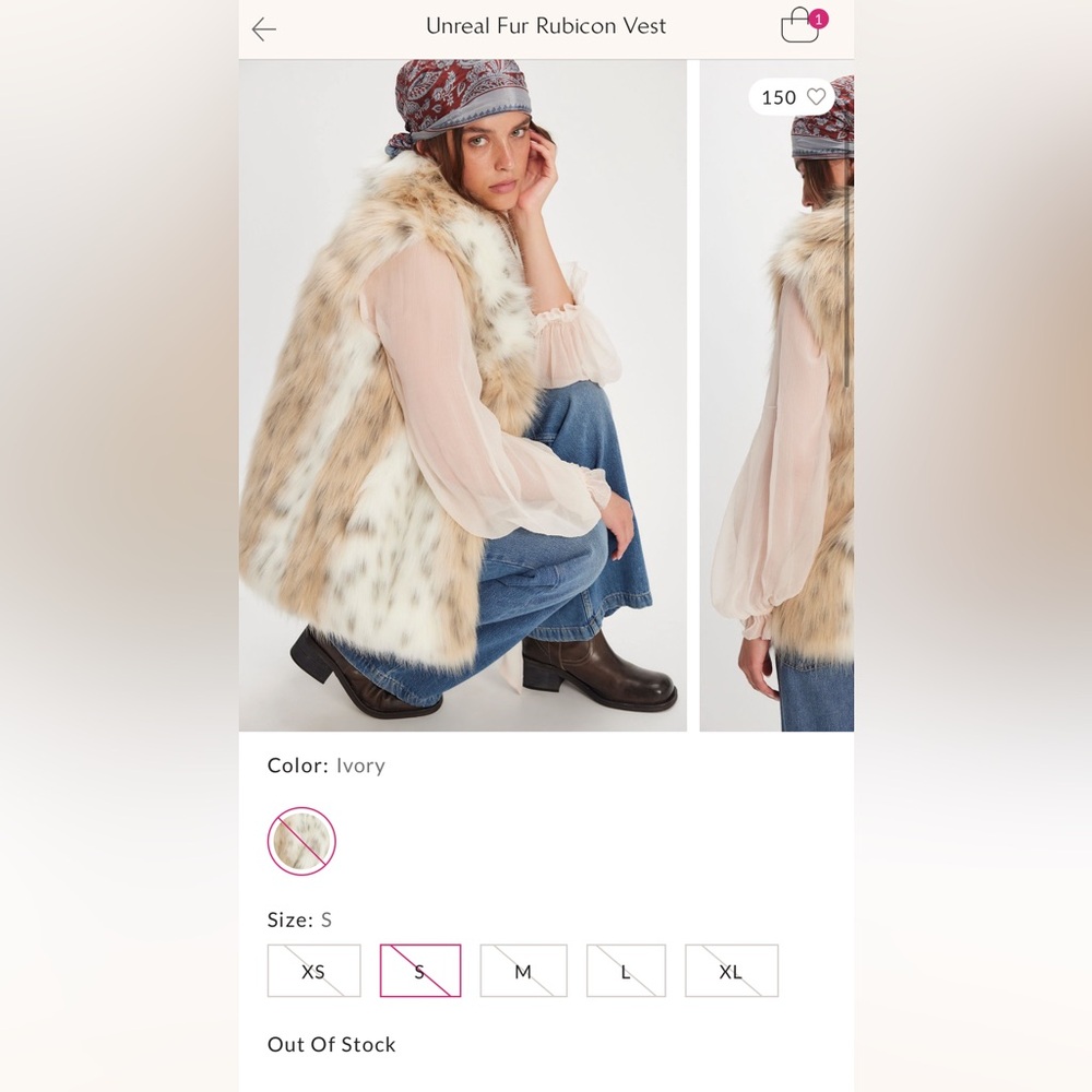 Free People x Unreal Fur Rubicon Vest - Picture 7 of 17